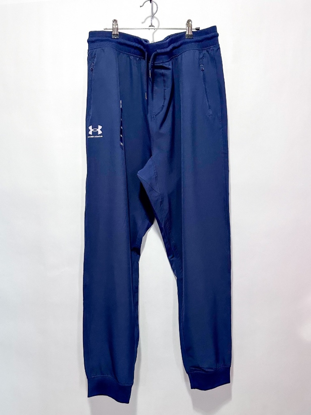 Under Armour Navy Blue Fitted Athletic Joggers
